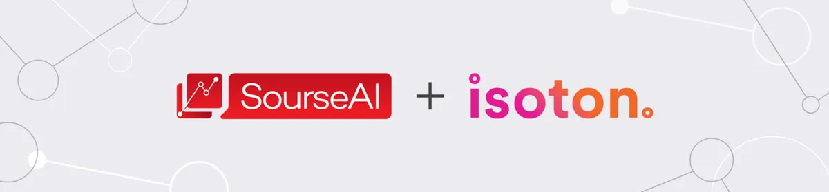 SourseAI and Isoton logos
